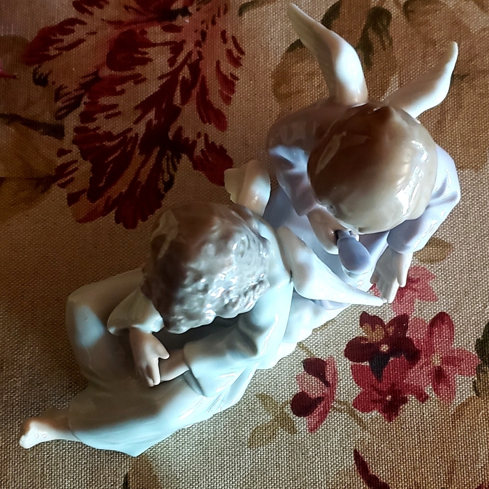 LLADRO Angels - Angelito Pienando al Compañero #5.727 - 1989 VTG - Picture 7 of 16